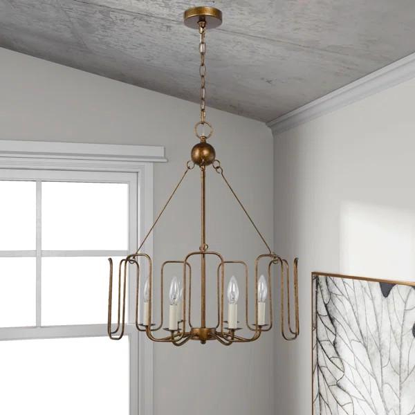 Parmer6-Light Mid CenturyDrum Chandelier | Wayfair North America