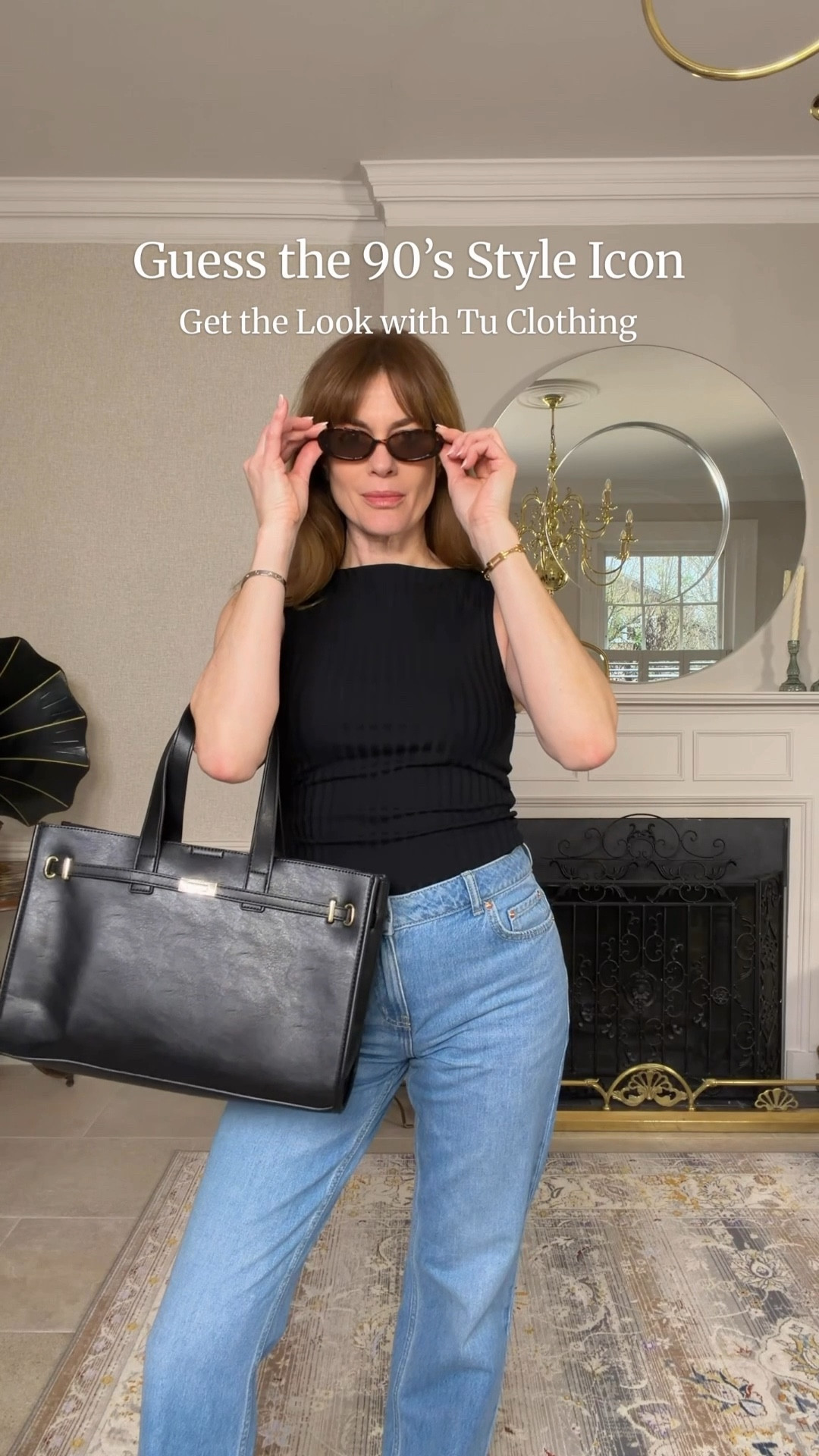 90’s style with Tu Clothing 
Sizes I’m wearing:
Jeans 10R
Top 10
Blazer 10

#LTKuk #LTKspring #LTKjeans