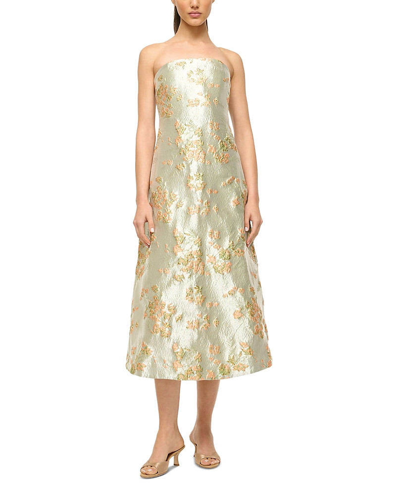 Staud Kennedy Metallic Midi Dress | Bloomingdale's (US)
