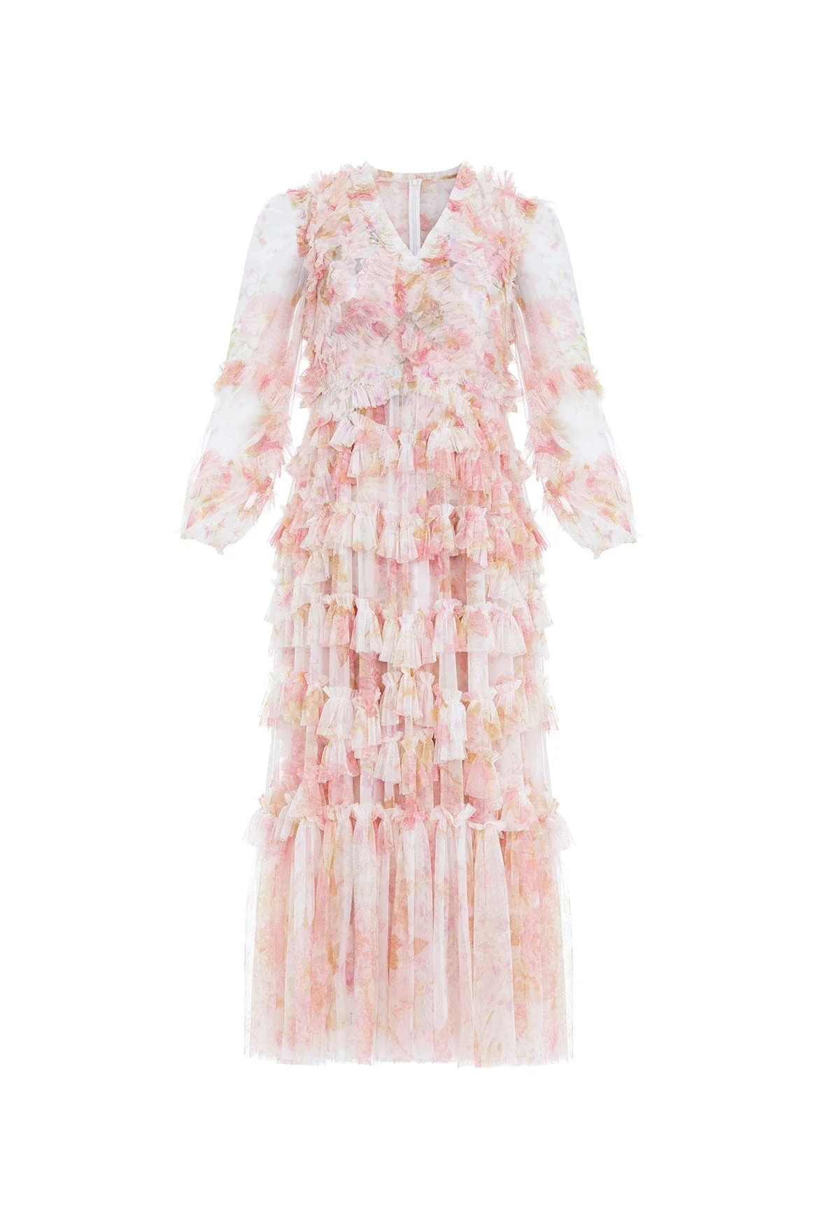 Rose Bluebell Ruffle Ballerina Dress | Needle & Thread US