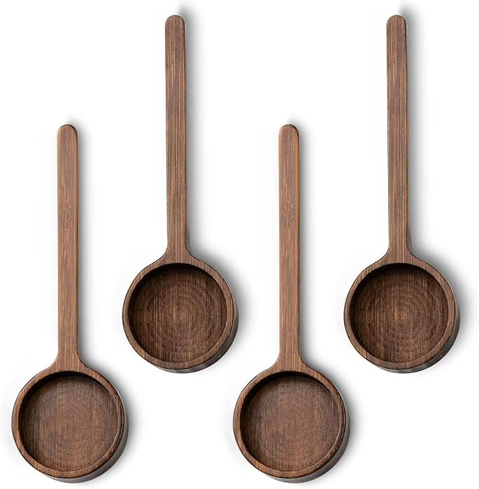 Wooden Coffee Scoop Small Long Handle Measuring Scoop for Jars and Containers | Amazon (US)