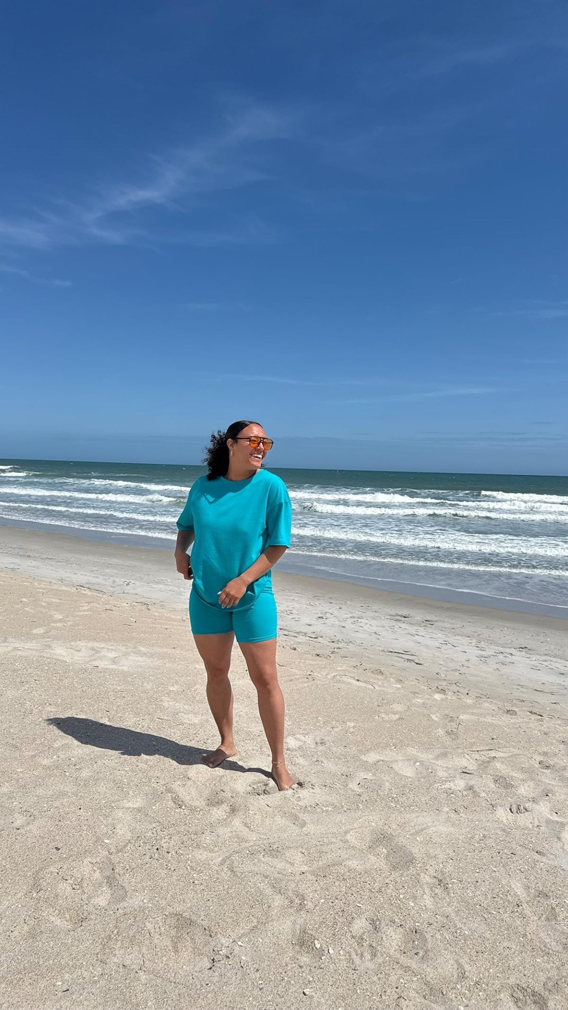 Obsessed with this blue set from Amazon 😍 this color against the beach is everything!

#LTKmomlife #LTKootd #LTKgrwm