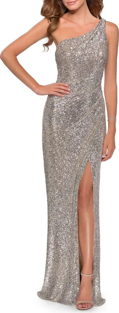 One-Shoulder Sequin Gown | Nordstrom