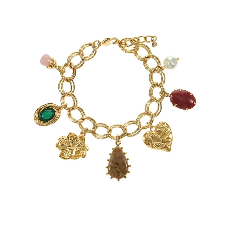 Time and Tru Multicolored Charm Bracelet, 1 Piece - Walmart.com | Walmart (US)