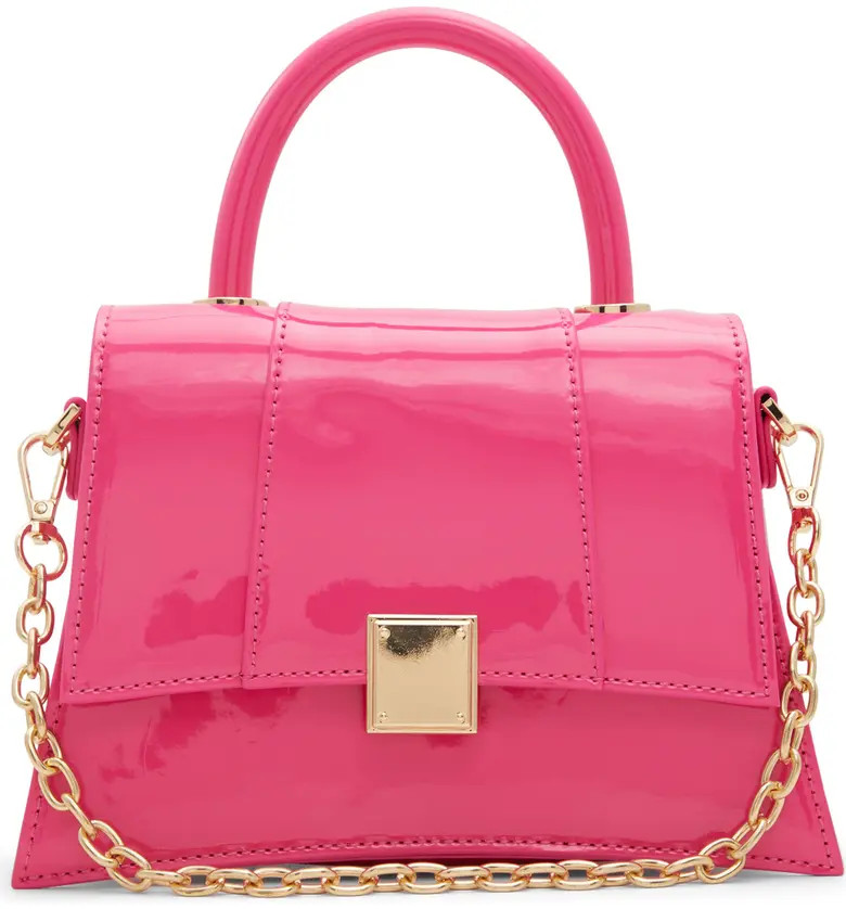ALDO Kindraxx Patent Faux Leather Top Handle Bag | Nordstrom | Nordstrom
