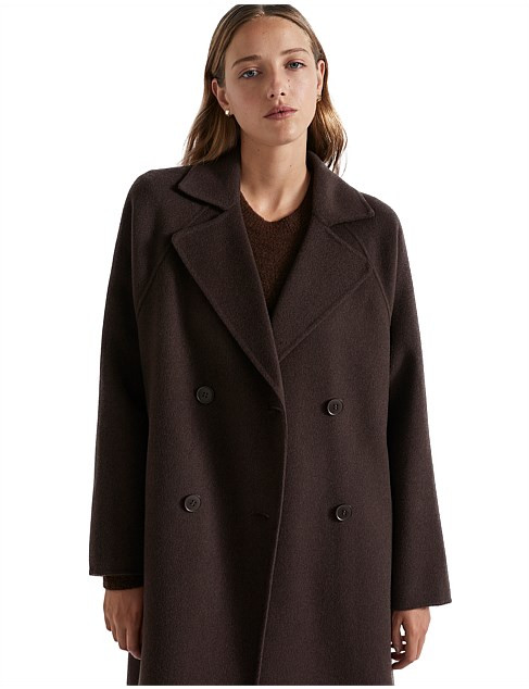 WOOL OVERSIZED COAT | David Jones (Australia & New Zealand)