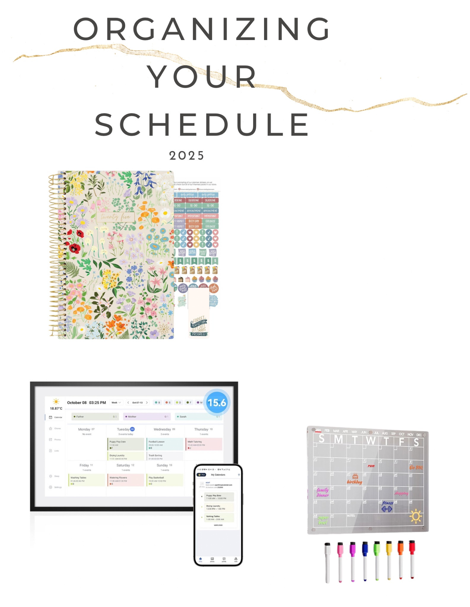 Organizing your schedule in 2025
