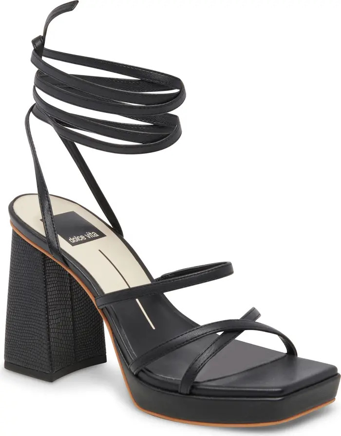 Dolce Vita Amanda Ankle Tie Block Heel Sandal | Nordstrom | Nordstrom