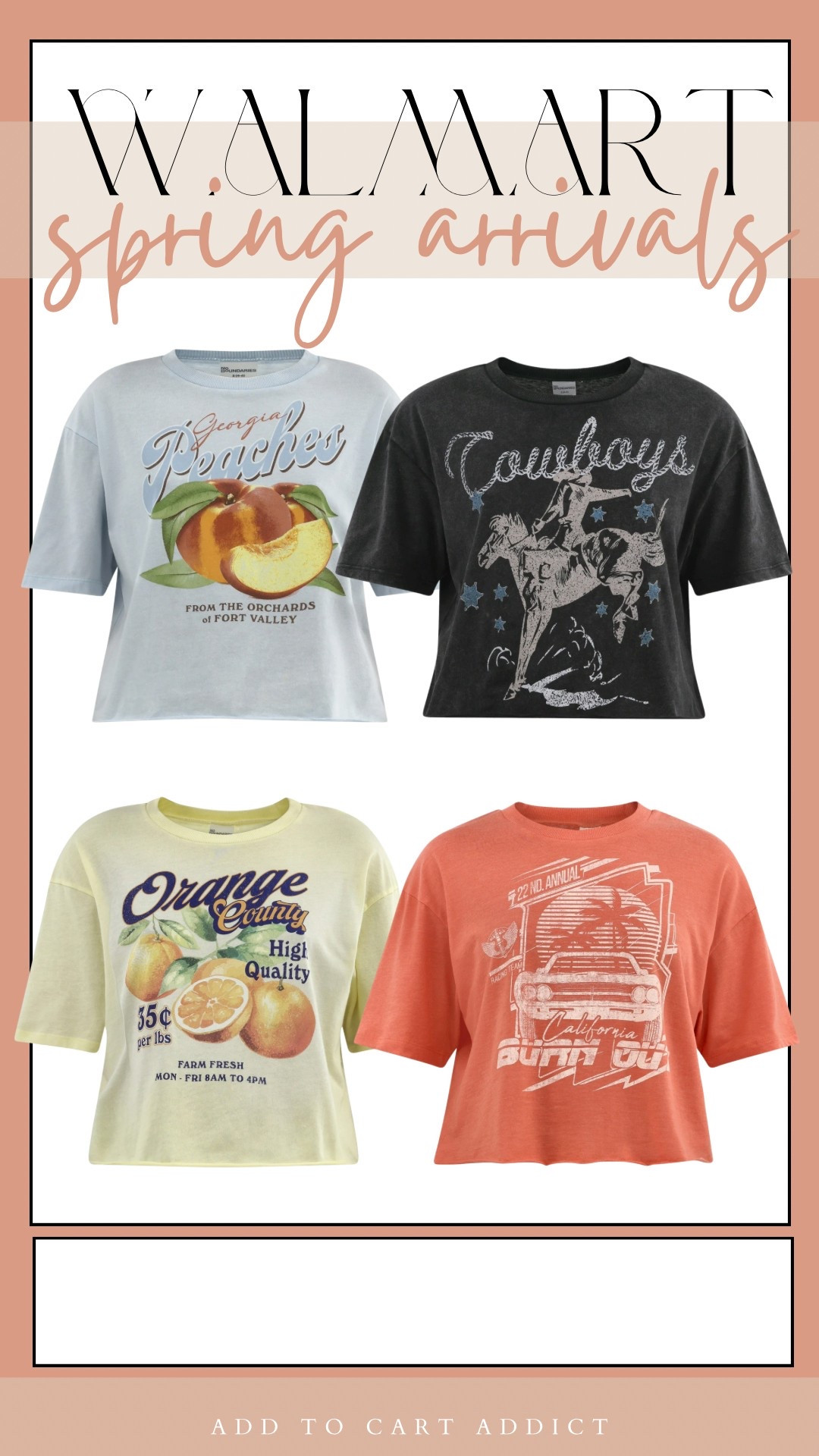 New cute graphic tees at Walmart!! 