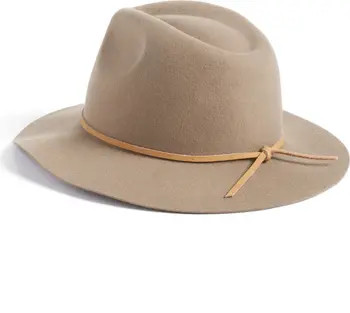 Brixton Wesley Wool Fedora | Nordstrom | Nordstrom