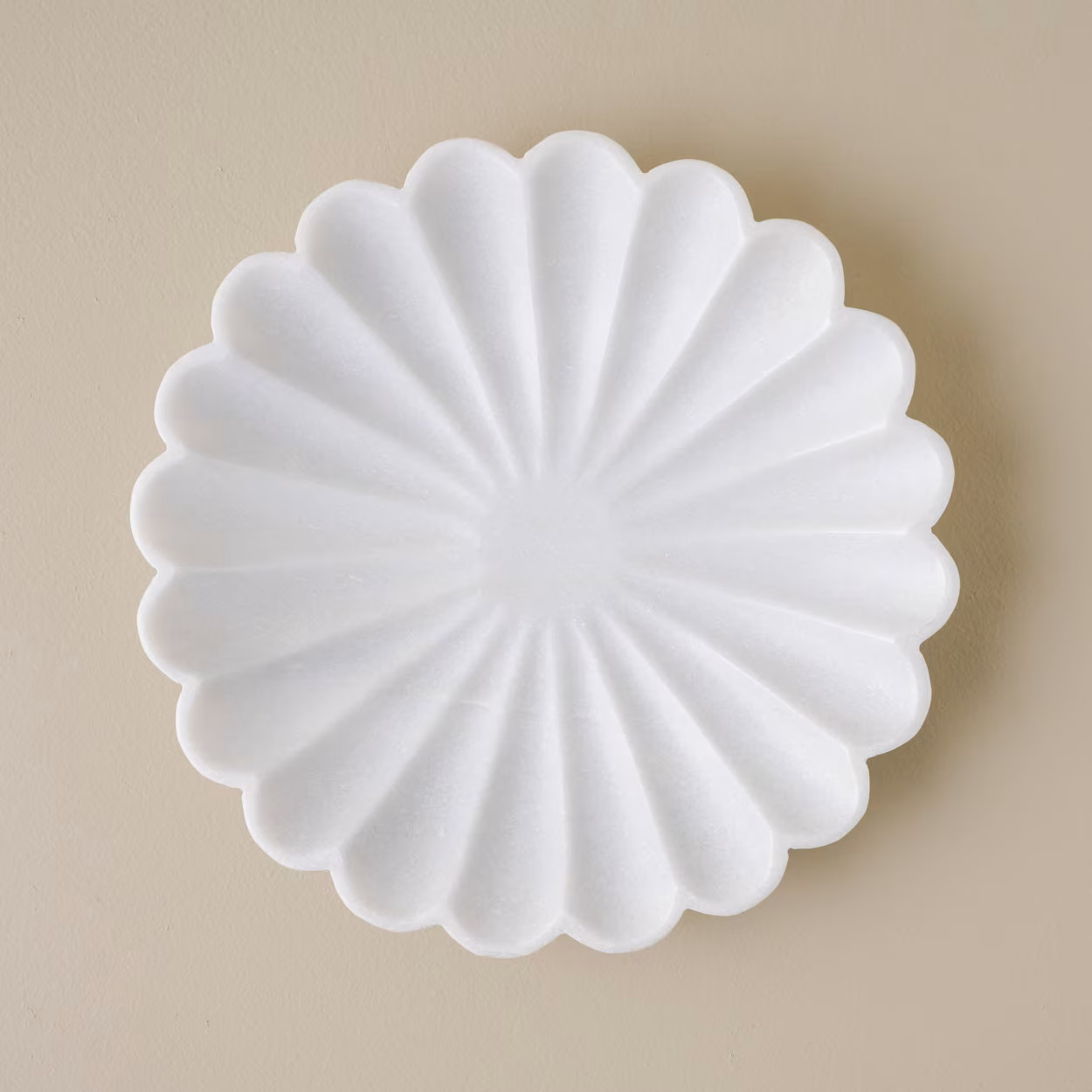 Scalloped Marble Accent Bowl | Magnolia
