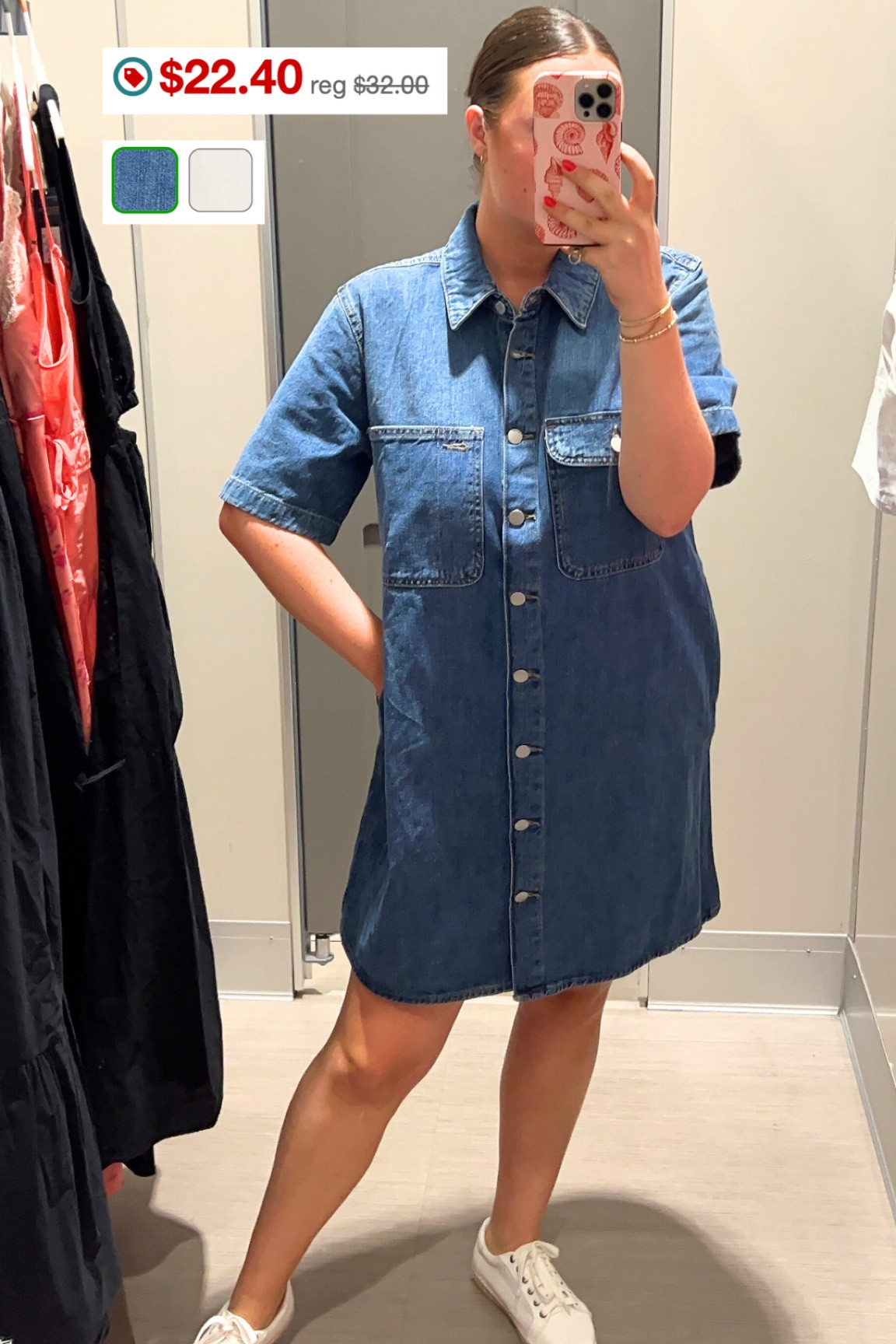 TARGET CIRCLE WEEK 🎯 love a denim dress but this one runs big! I’m wearing a medium but probably needed a small 

#LTKSummerSales