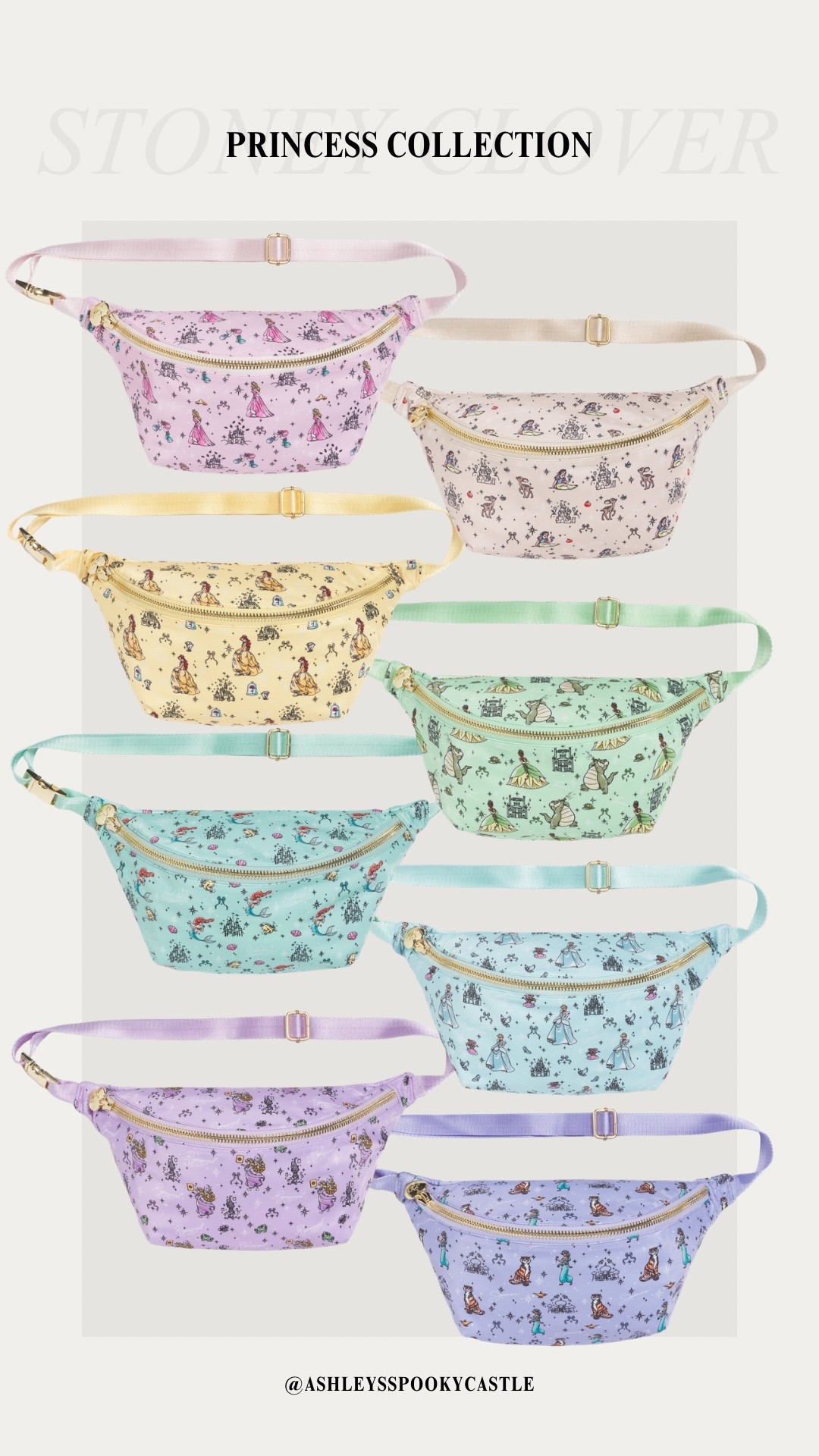New Disney Princess Stoney clover jumbo Fanny pack 

#LTKdayinmylife #LTKootd #LTKgrwm