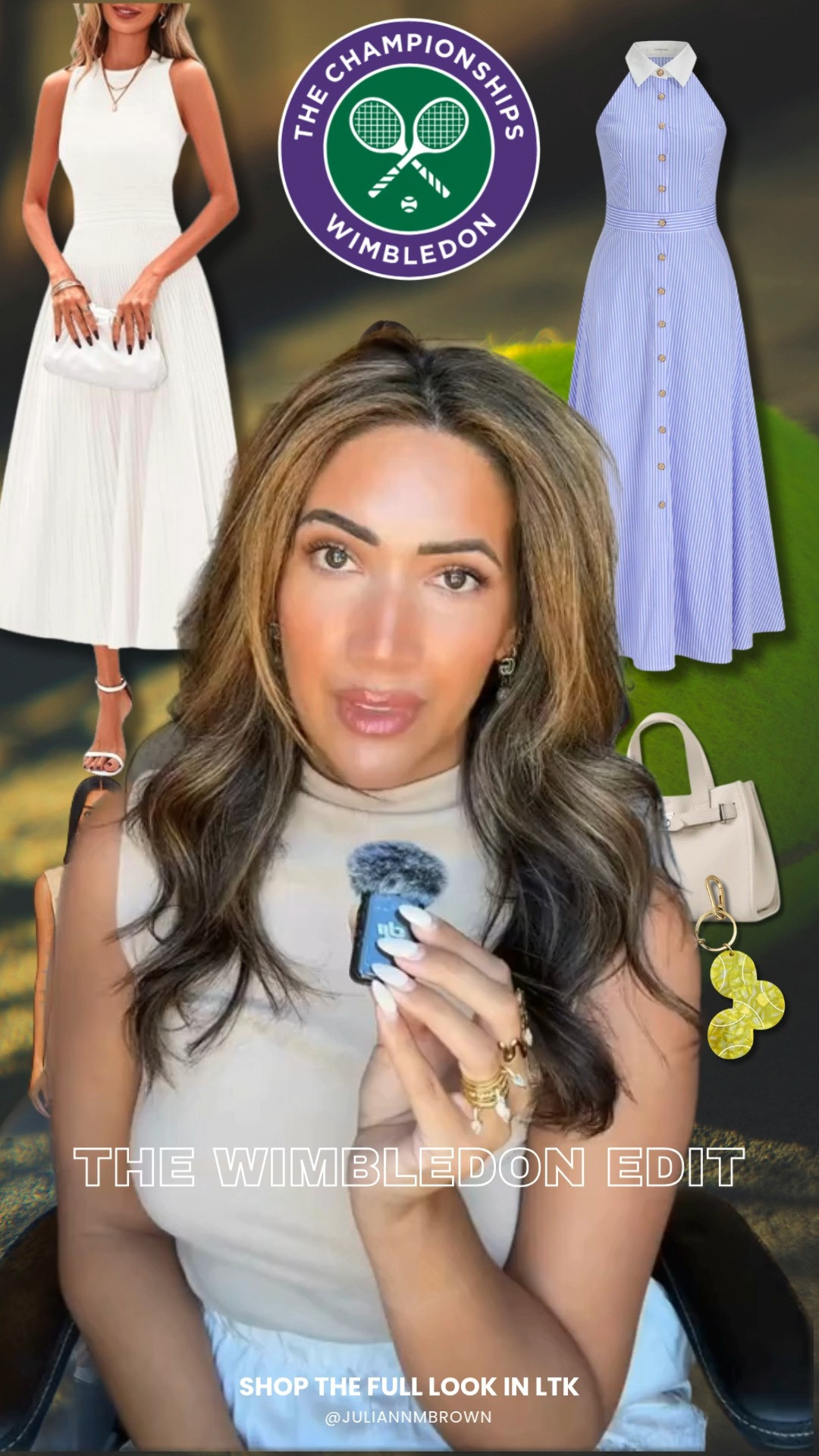 The Wimbledon Edit 🎾

You don’t have to wear all white as a spectator, but Wimbledon style still has its own language: polished dresses, tailored separates, practical shoes, structured bags, and understated accessories.

I love the idea of a white or soft blue dress, but a Ralph Lauren-inspired sweater with trouser shorts feels just as appropriate—and a little more unexpected.

The goal isn’t to look like you’re playing tennis. It’s to look like you understand the occasion.

I linked the full edit in LTK, including dresses, separates, shoes, bags, sunglasses, and earrings at different price points.

Which look would you wear?

#WimbledonStyle #TheWimbledonEdit #SummerStyle #ClassicFashion #LTKStyle 

 