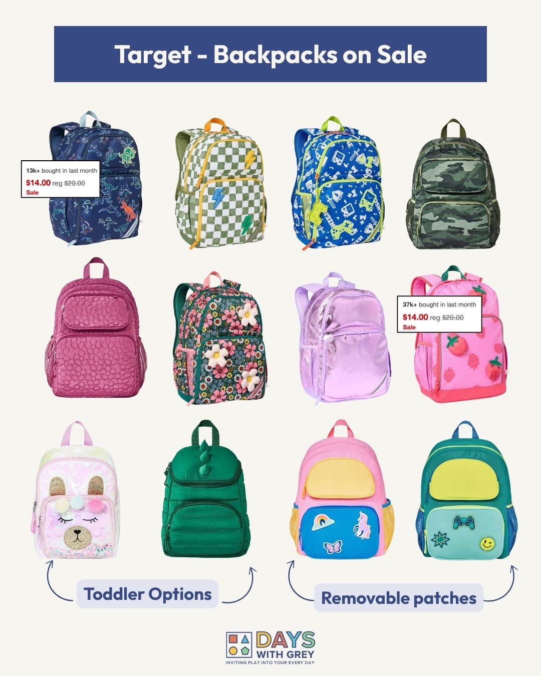 Target has SO many cute options for backpacks this year and the sale prices a lot of them at $14!! Even if not for school, these would be great to grab for an upcoming trip as well. 

#LTKItBag #LTKKids #LTKSeasonal