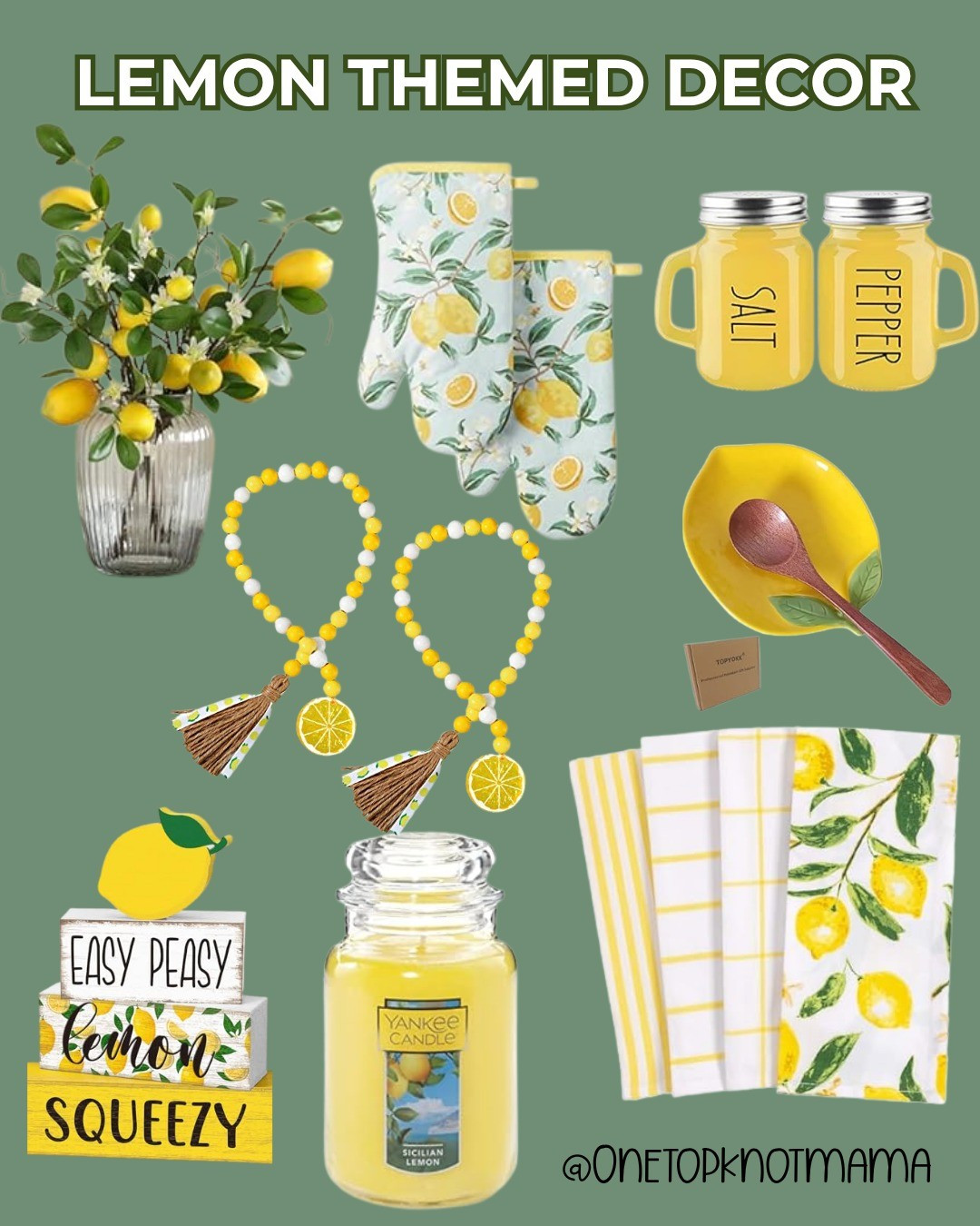 Lemon themed summer home & kitchen decor

#LTKSeasonal #LTKHome #LTKSaleAlert