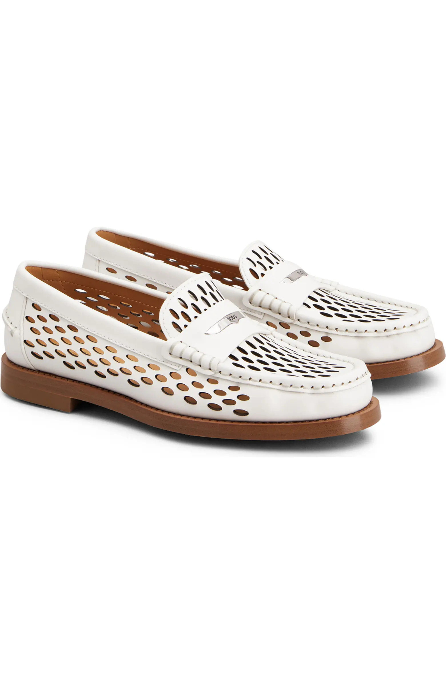 Laser Cut Calfskin Loafer (Women) | Nordstrom