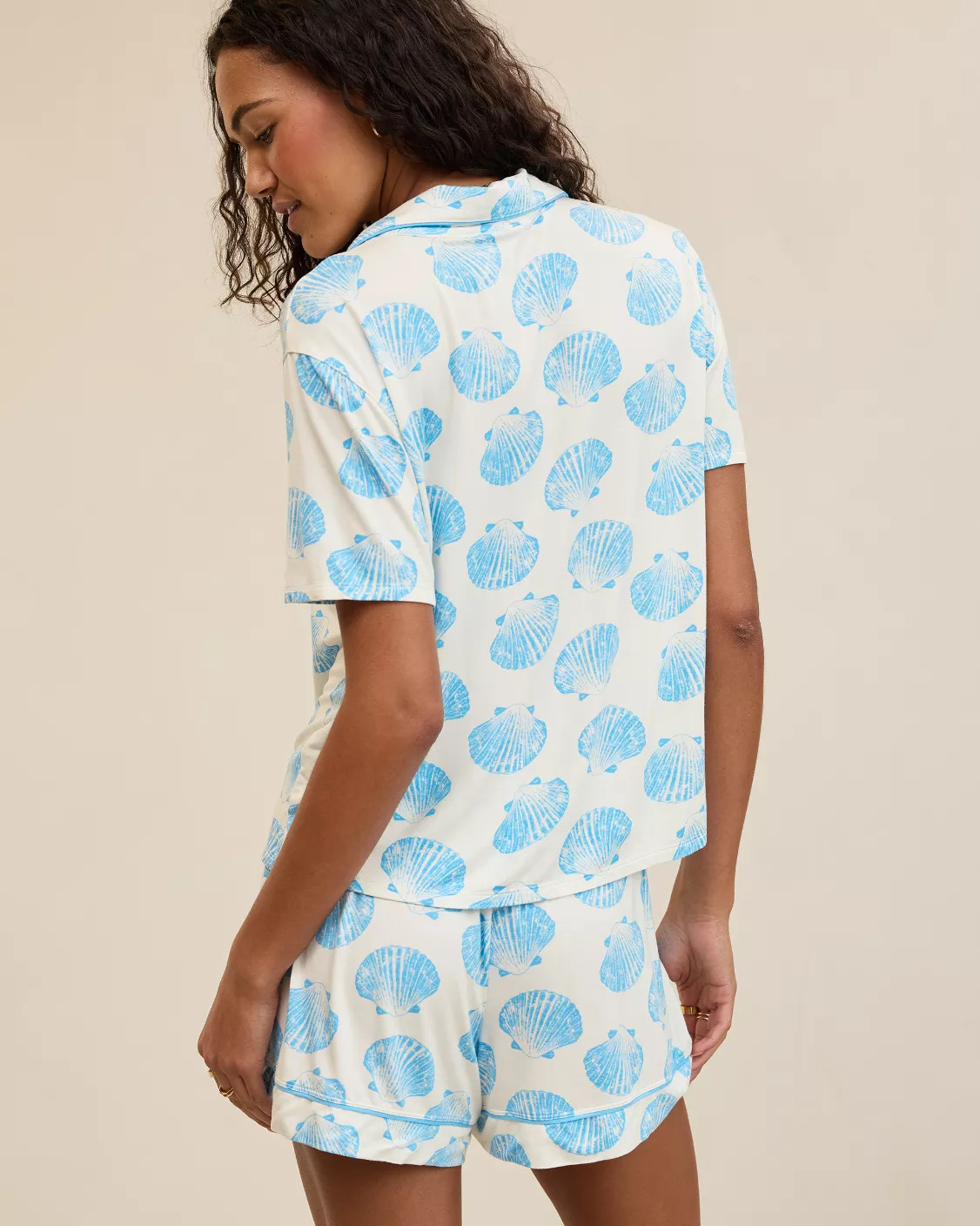 Aerie Real Soft® Short Sleeve Pajama Shirt | Aerie