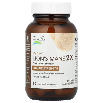 Pure Essence MyPure™, Lion's Mane 2X, 500 mg, 30 Vegi-Caps | Target