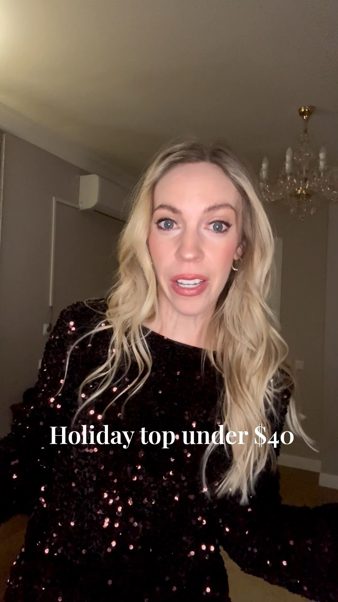 This sequin top will work for any holiday occasion and it’s under $40 - available in chocolate brown and white 

#LTKHoliday #LTKFindsUnder50 #LTKOver40