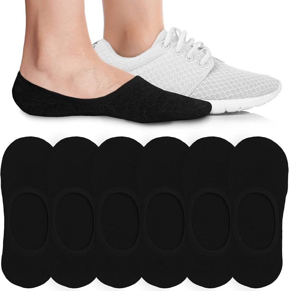 Eedor No Show Socks Womens Non Slip Low Cut Socks for Women | Amazon (US)
