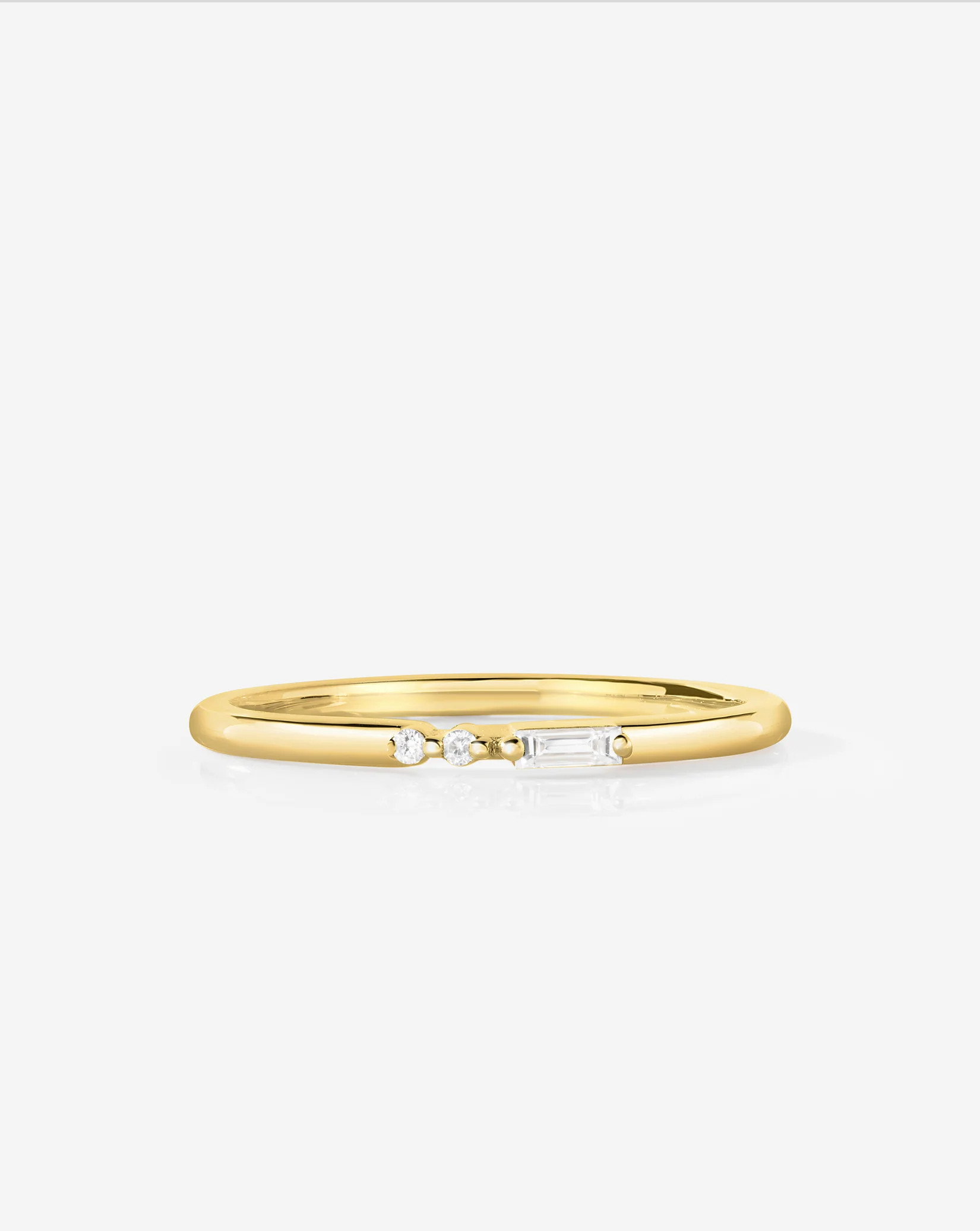 Baguette + Round Diamond Ring | Ring Concierge