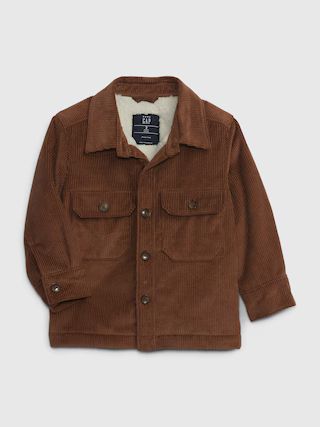 Toddler Sherpa-Lined Corduroy Shirt Jacket | Gap (US)