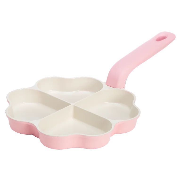 Paris Hilton 8" Heart-Shaped Ceramic Non-Stick Fry Pan, Pink | Walmart (US)