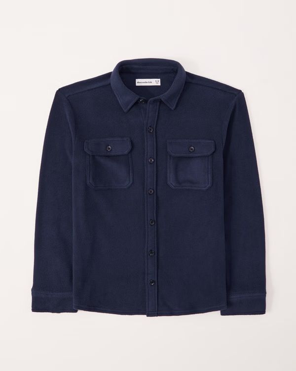 boys cozy overshirt | boys clearance | Abercrombie.com | Abercrombie & Fitch (US)