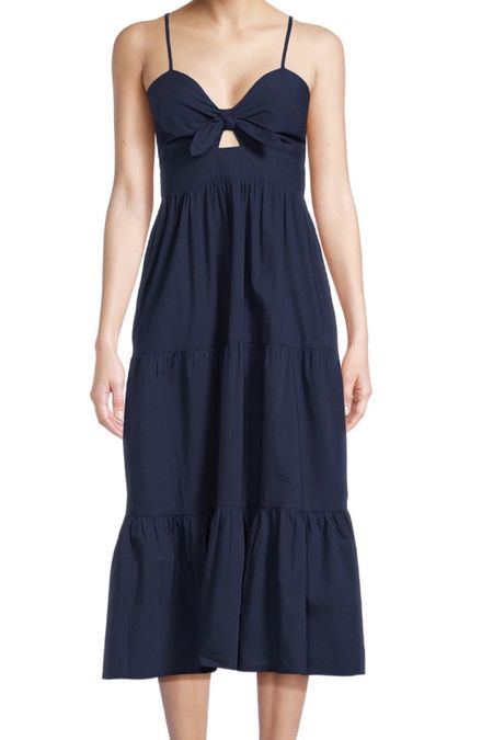 Run don’t walk for this $25 dress! It is gorgeous. I love a bow dress. And it is just $25. Navy dress. Blue striped dress. Summer dress. Wedding guest dress. 

#LTKstyletip #LTKunder50