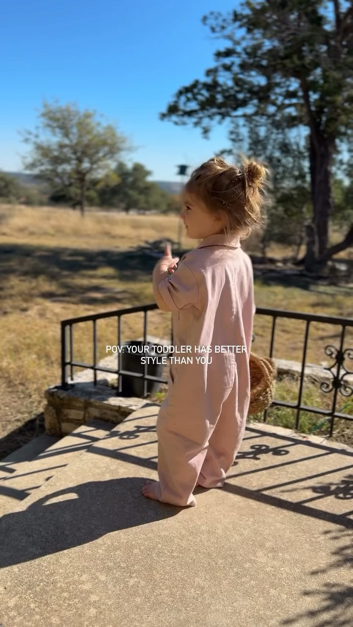 But seriously, why are the tiny clothes so much better than ours? 😅🤌

Jumpsuit comes in 3 colors and size 12m to 6 years old. Quinn is wearing a size 4 here - sized her up because she is tall.

#babygırl #girlmom #toddlergirlfashion #mygirl #toddlergirlstyle #jumpsuit

#LTKKids #LTKFamily #LTKBaby