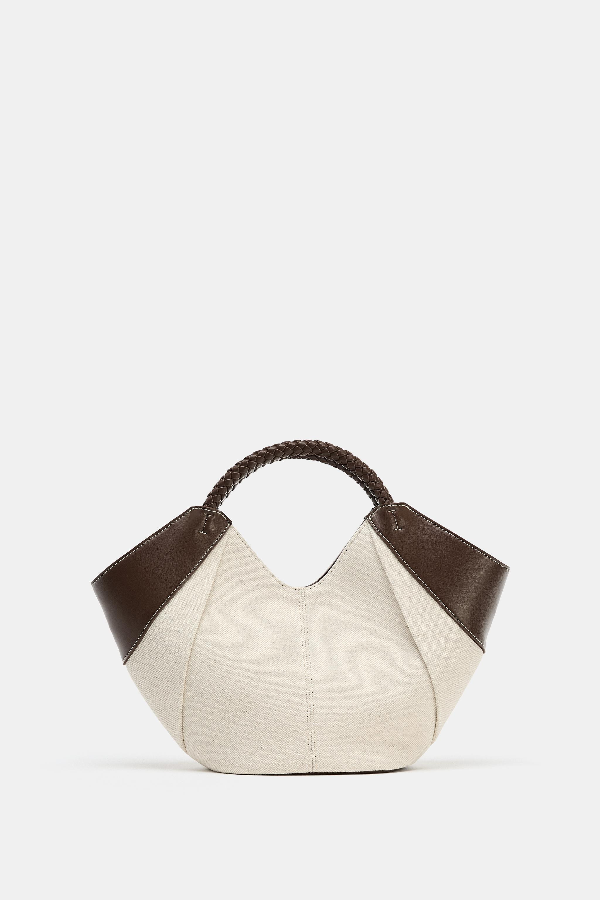 CANVAS MINI TOTE BAG | Zara UK