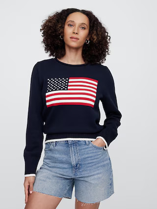 Roll Neck Americana Intarsia Sweater | Gap Factory
