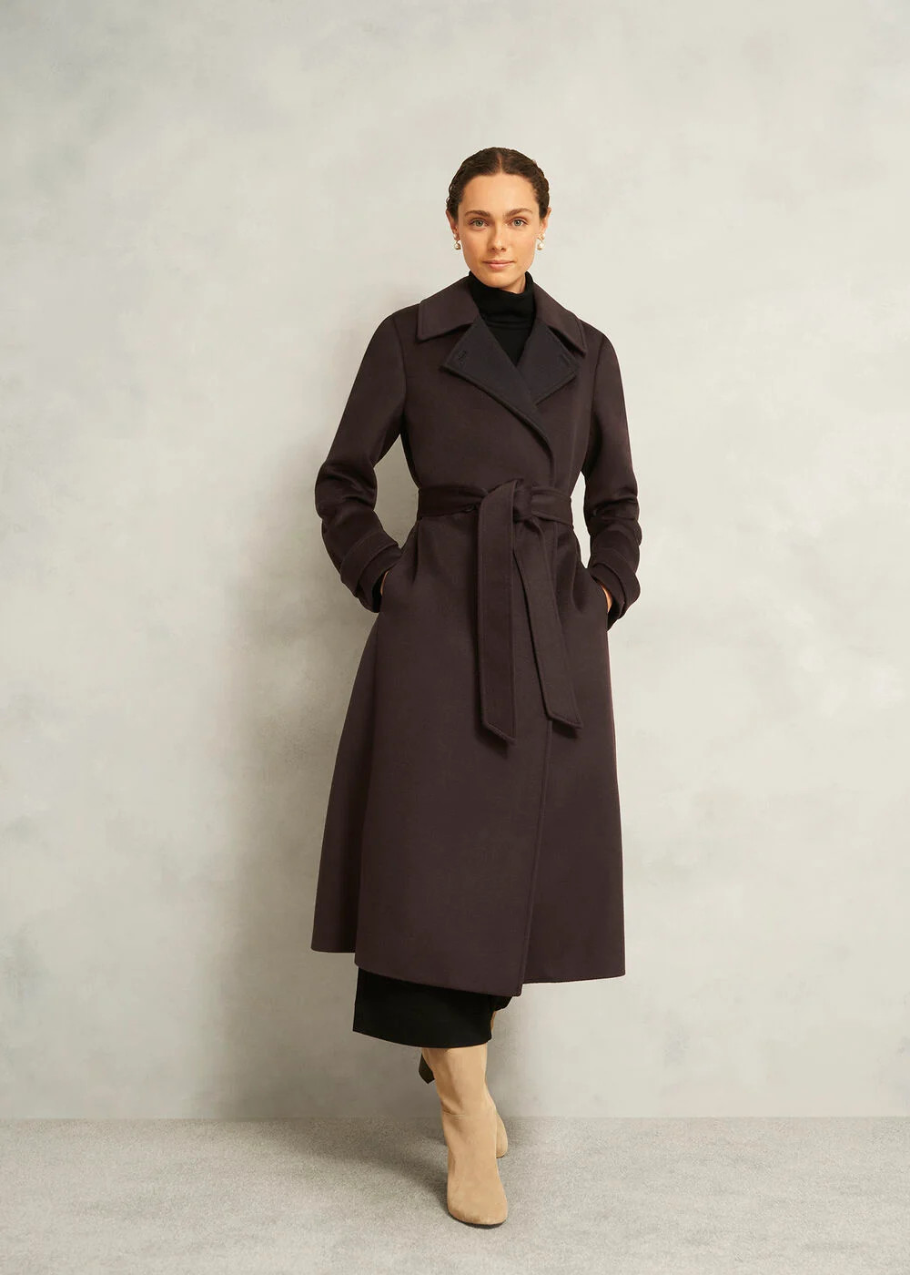Edgely Wool Coat | Hobbs US | | Hobbs
