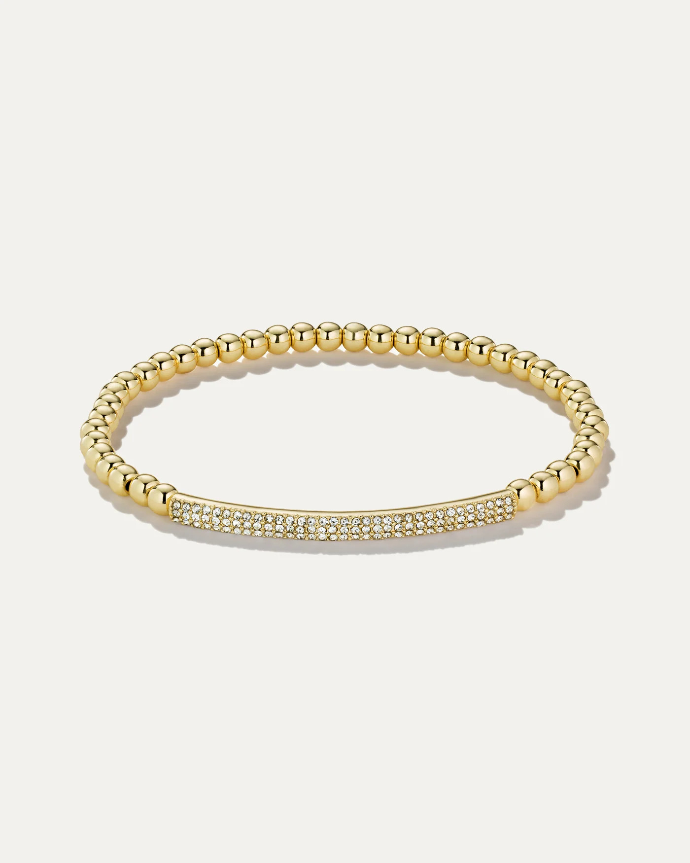 Tribute Beaded Stretch Bracelet | Gold | Stella & Dot