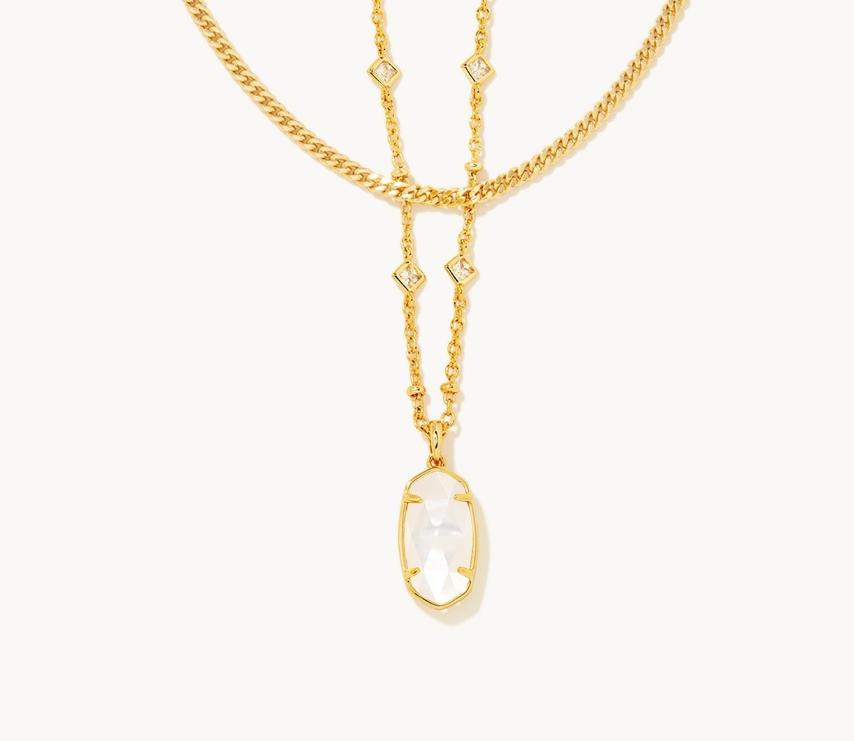 Elisa Linear MultiStrand Necklace | Kendra Scott