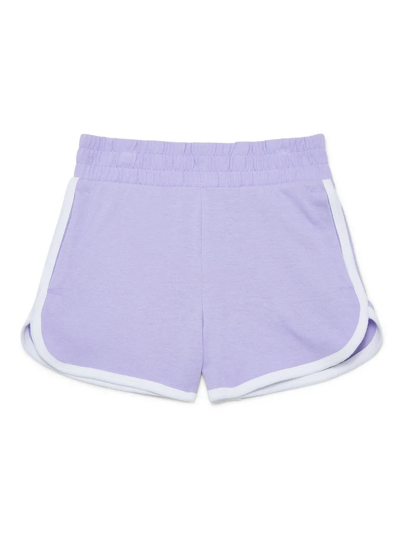 Wonder Nation Girls Dolphin Hem Shorts, Sizes 4-18 & Plus | Walmart (US)