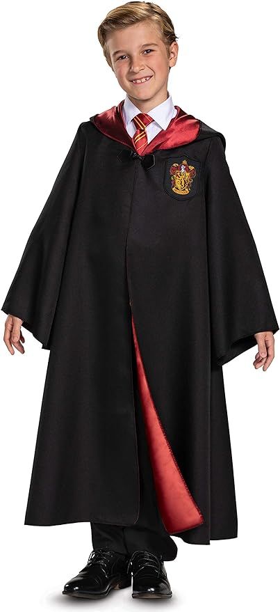 Harry Potter Robe, Official Hogwarts Wizarding World Costume Robes, Deluxe Kids Size Dress Up Acc... | Amazon (US)