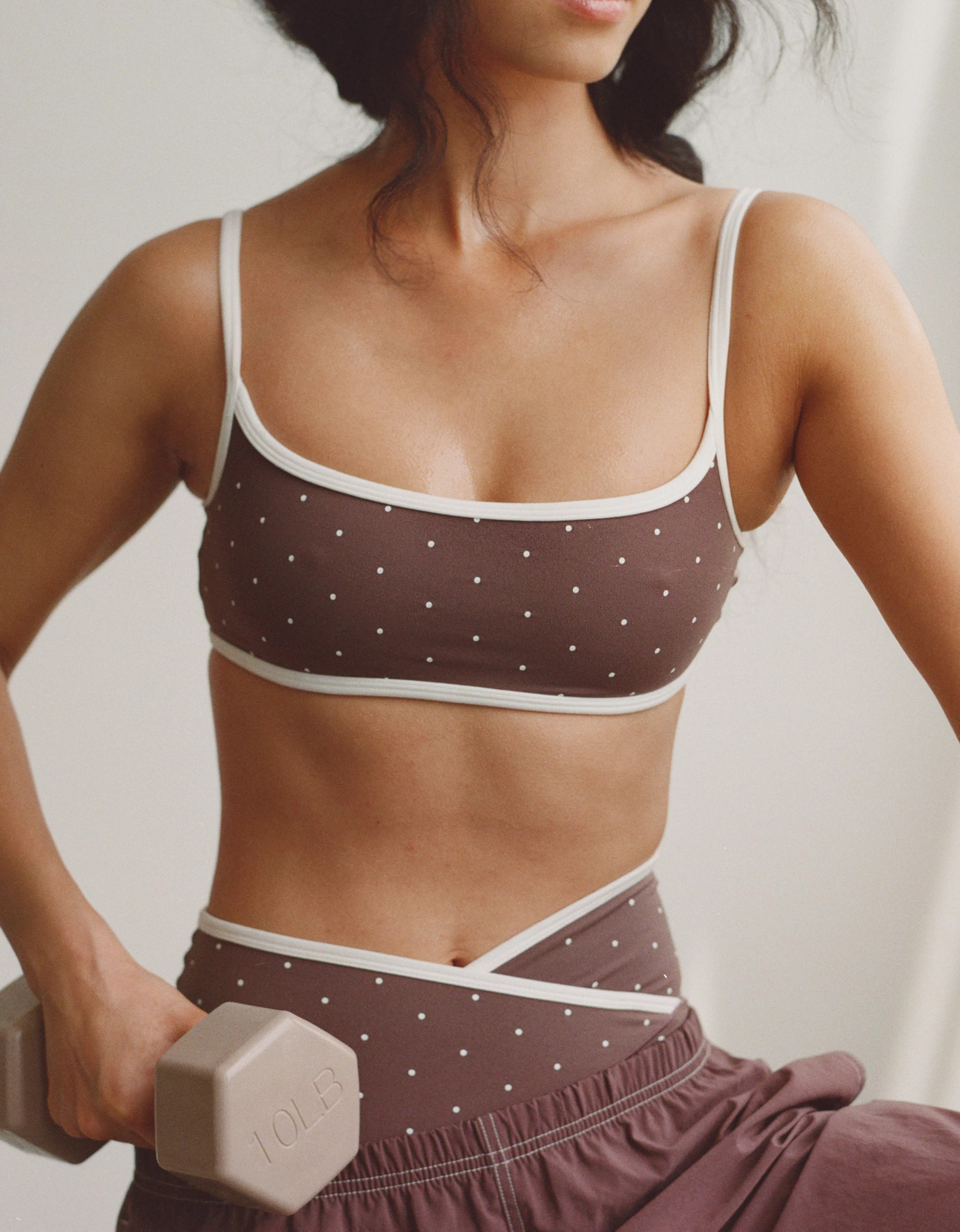 OFFLINE By Aerie Real Me Tipped Scoop Sports Bra | Aerie