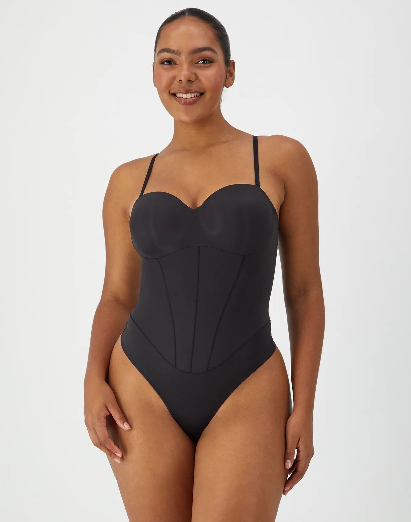 Firm Control Tummy Shaping Multiway Thong Bodysuit | Maidenform