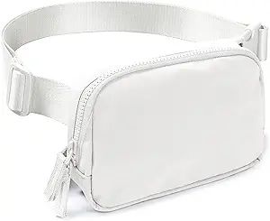 AslabCrew 2-Way Zipper Unisex Belt Bag with Adjustable Strap Fanny Packs Mini Waist Pouch for Out... | Amazon (US)