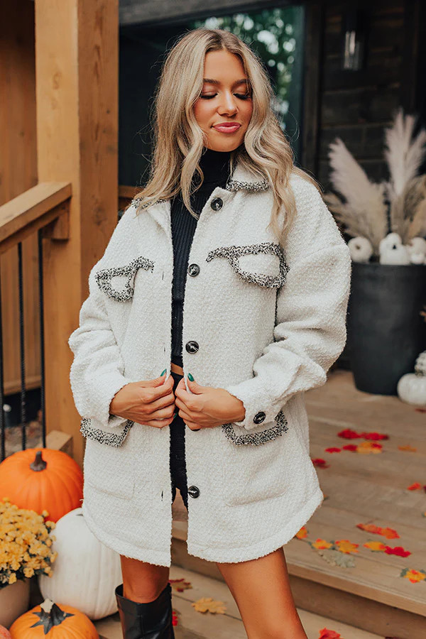 Comfy Glam Tweed Jacket | Impressions Online Boutique