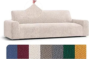PAULATO BY GA.I.CO. Sofa Slipcover - Stretch Couch Cover - Stylish Cushion Sofa Cover - Soft Poly... | Amazon (US)