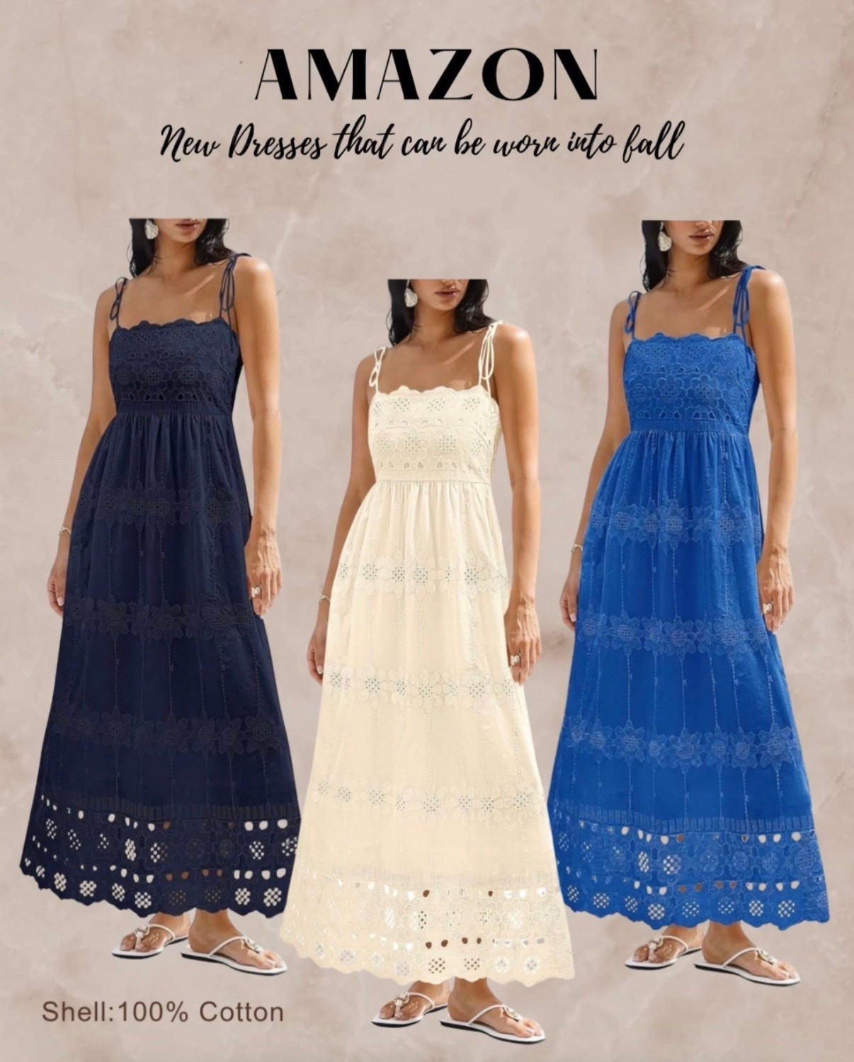 Beautiful maxi dress. Comes in
Various colors