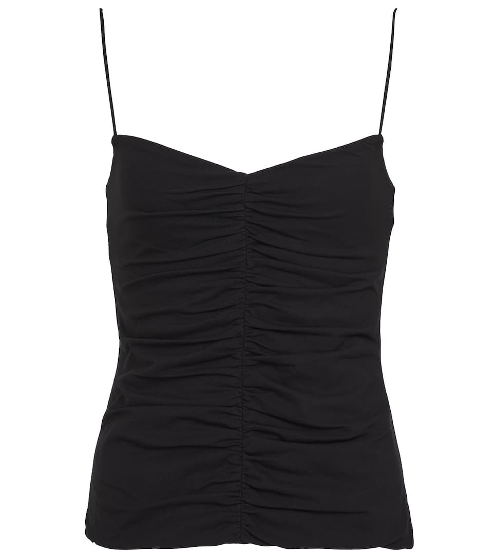 Shelly ruched cotton top | Mytheresa (US/CA)