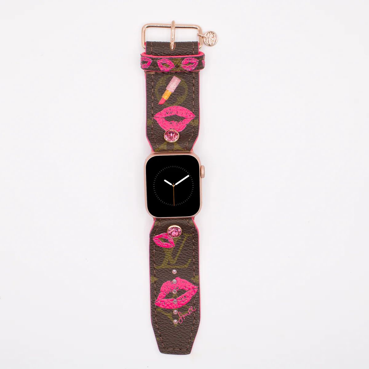 Limited Edition - Sweet LVOE on Upcycled LV Monogram Watchband | Spark*l
