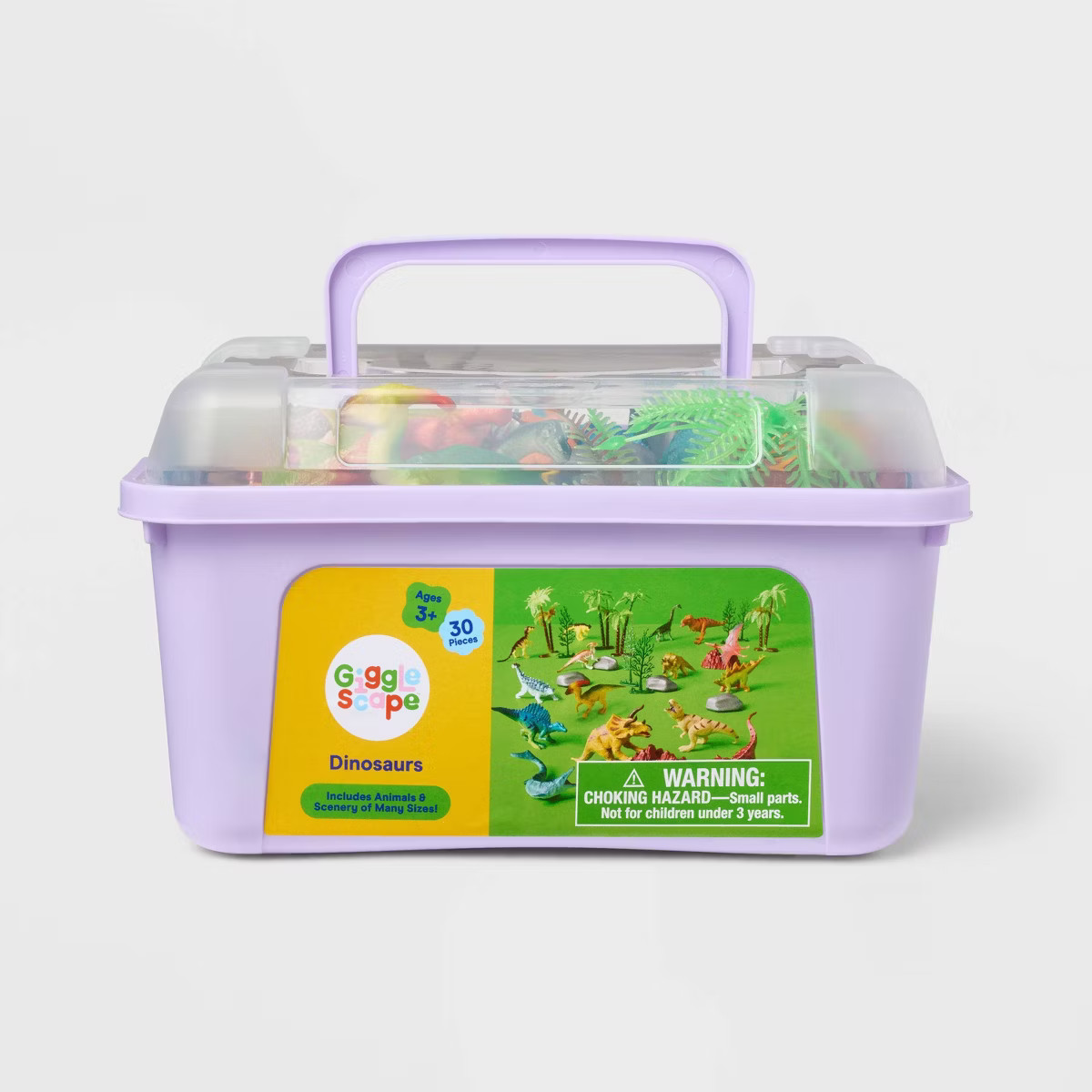 Dinosaur Animal Figure - 30pc - Gigglescape™: PVC Material, Includes Animal Figures Set | Target