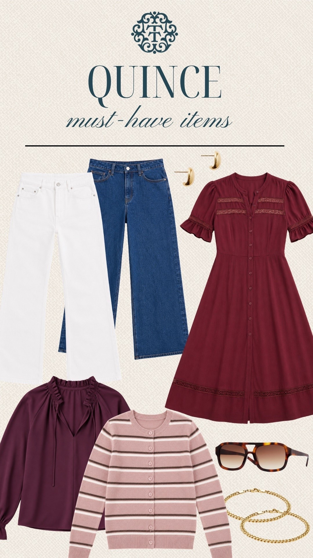 We’re loving these Quince fall finds. The burgundy dresses, striped cardigan, and classic denim make this collection so easy to wear for the season. There’s a little something here for everyday outfits and dressing up too.

#LTKSeasonal #LTKOver40 #LTKMidsize