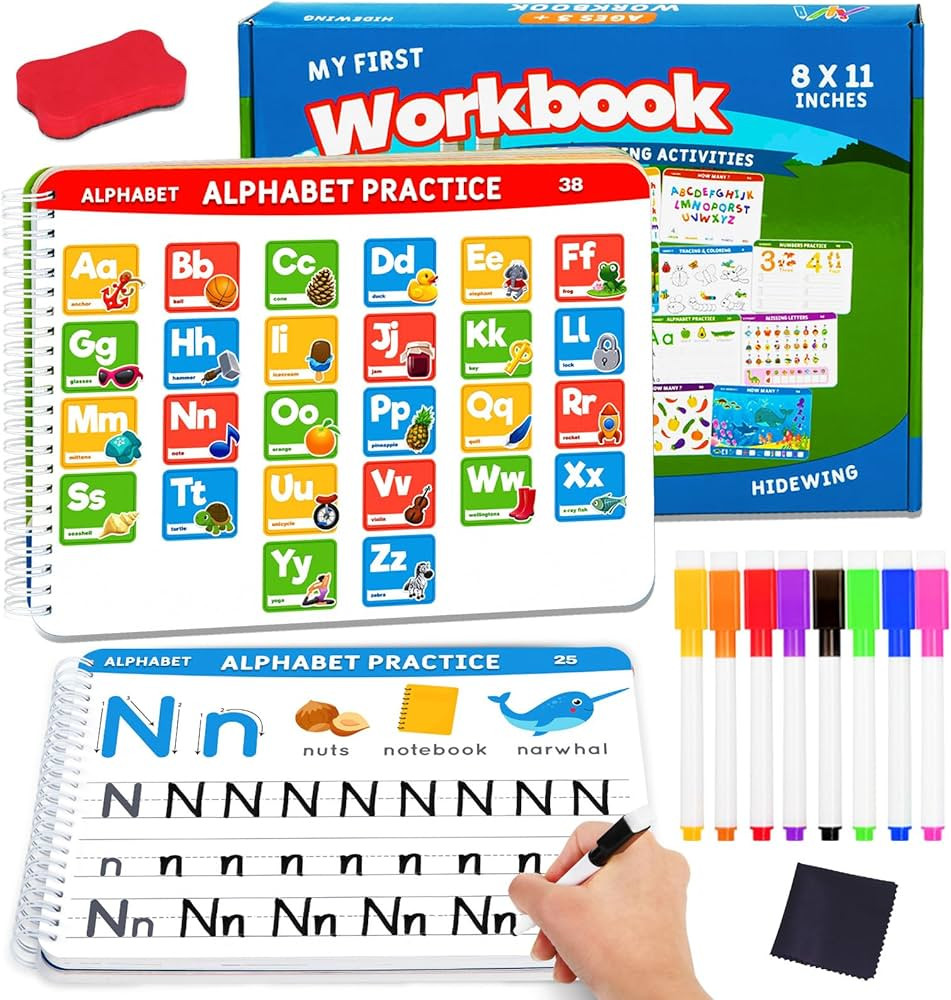Preschool Learning Activities Educational Workbook: Preschool Handwriting Tracing Books | Autism ... | Amazon (US)