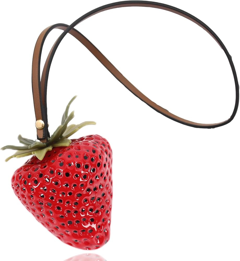 Oversize Strawberry Bag Charms Purse Accessories Charm for Women Gift | Amazon (US)